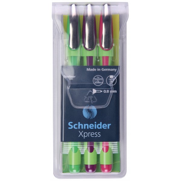 Wholesale Schneider Xpress Fineliner Pen (.8mm, Mix Colors)